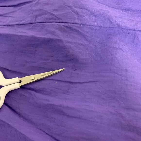 American Sweetheart Dress SZ L Purple Ombre Maxi Cottagecore Bohemian Fairy - Picture 12 of 12